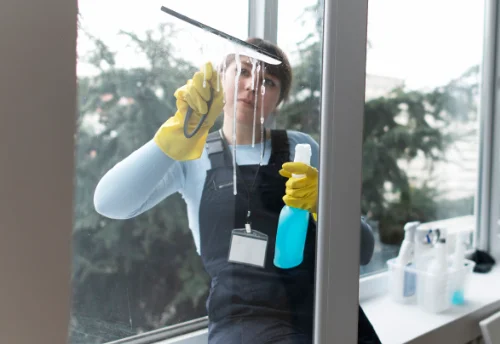 Nettoyage de vitres intérieures et extérieures à Saint-Caprais-de-Lerm